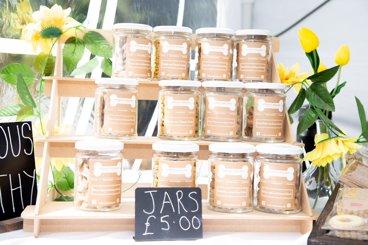 Willow's Kitchen stall selling Handcrafted dog treats & Natural dog treats